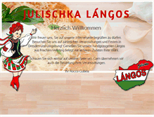 Tablet Screenshot of julischka-langos.de